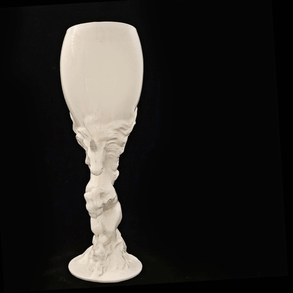 🎈4/$25 Handmade UNICORN paint yourself wine/ champagne ceramic glass - Picture 5 of 7